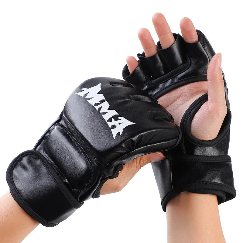 MMA gloves worn